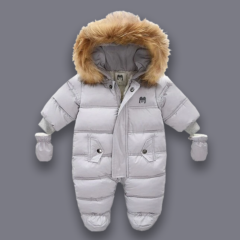 Ultimatives Warmes Baby-Winteroverall – Schneeanzug mit Futter