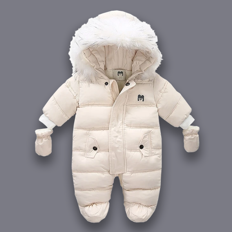 Ultimatives Warmes Baby-Winteroverall – Schneeanzug mit Futter