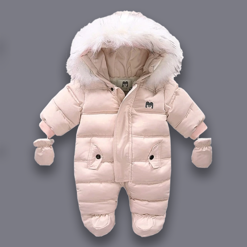 Ultimatives Warmes Baby-Winteroverall – Schneeanzug mit Futter