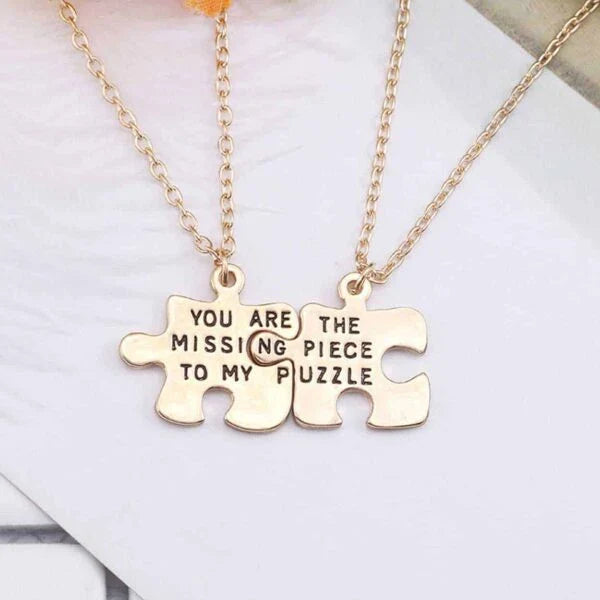 Puzzle-Stück-Kette - Die perfekte Valentinstag-Verbindung