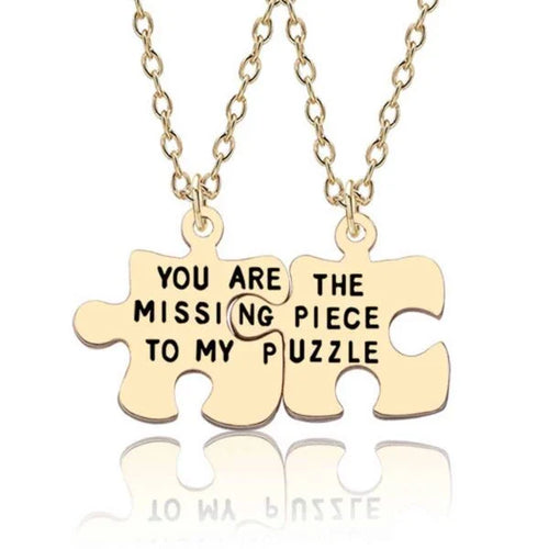 Puzzle-Stück-Kette - Die perfekte Valentinstag-Verbindung