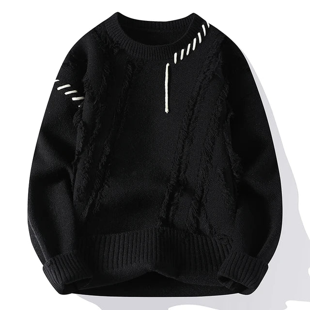 Luna Patchwork Pullover – Für einen modischen und warmen Look