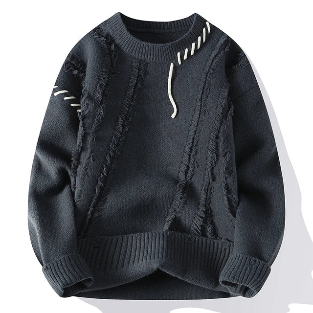 Luna Patchwork Pullover – Für einen modischen und warmen Look