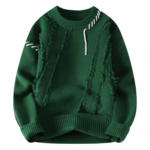 Luna Patchwork Pullover – Für einen modischen und warmen Look