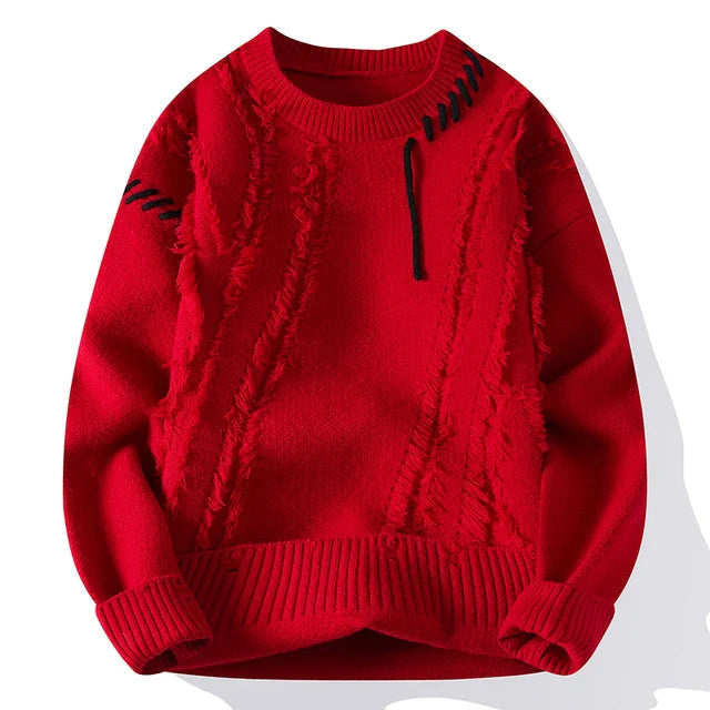 Luna Patchwork Pullover – Für einen modischen und warmen Look
