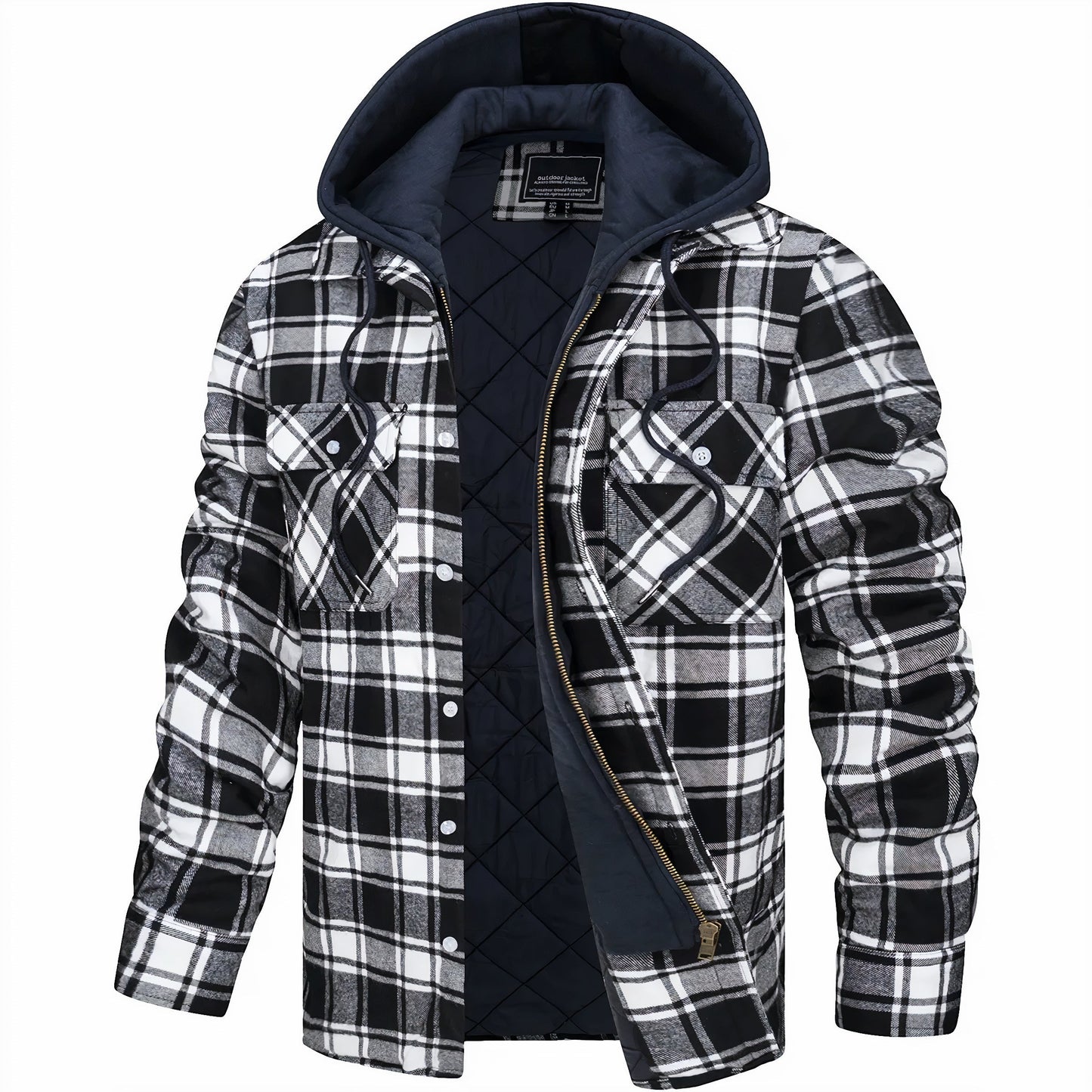 Explorer Flanell Winterjacke – Warm und Robust für Outdoor-Abenteuer
