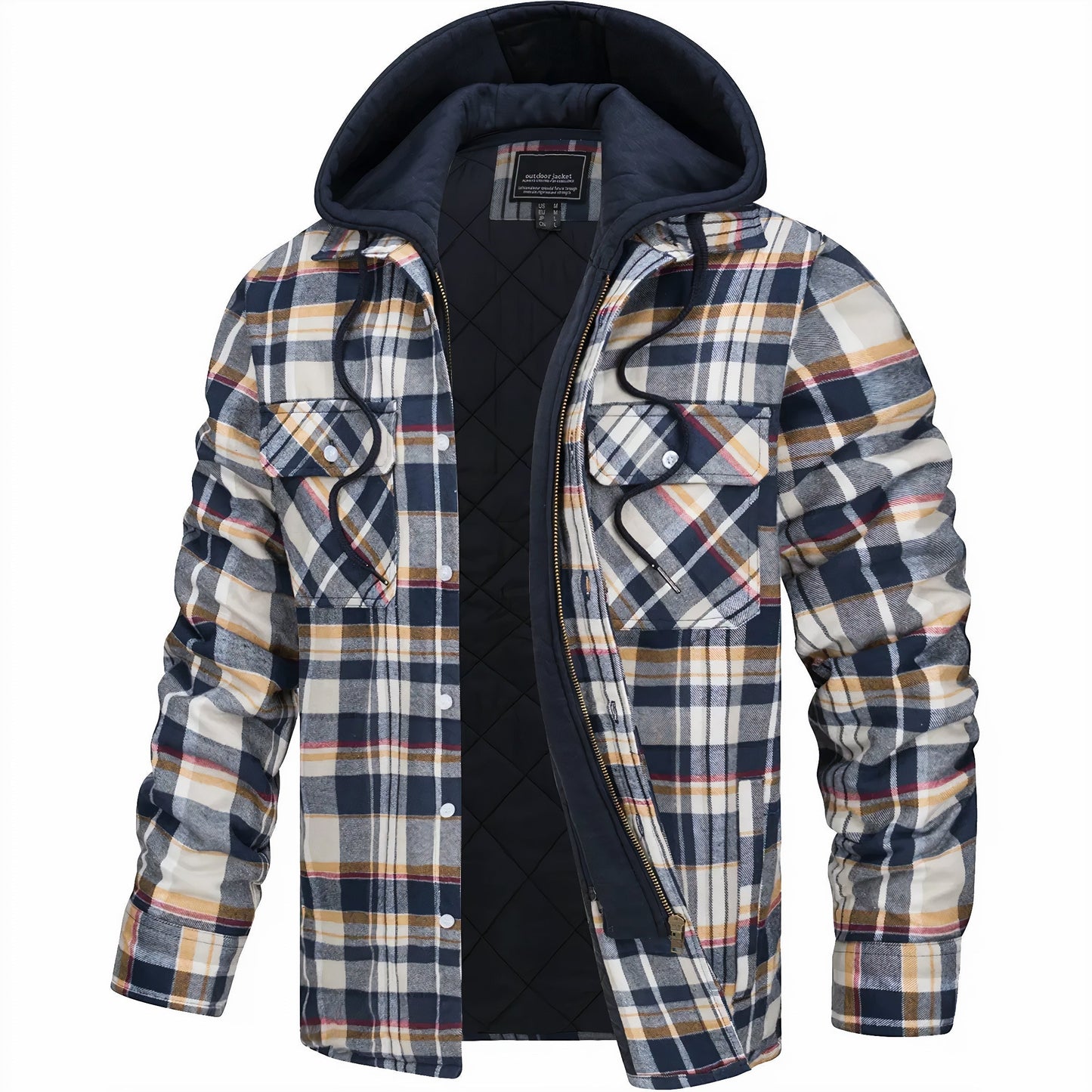 Explorer Flanell Winterjacke – Warm und Robust für Outdoor-Abenteuer