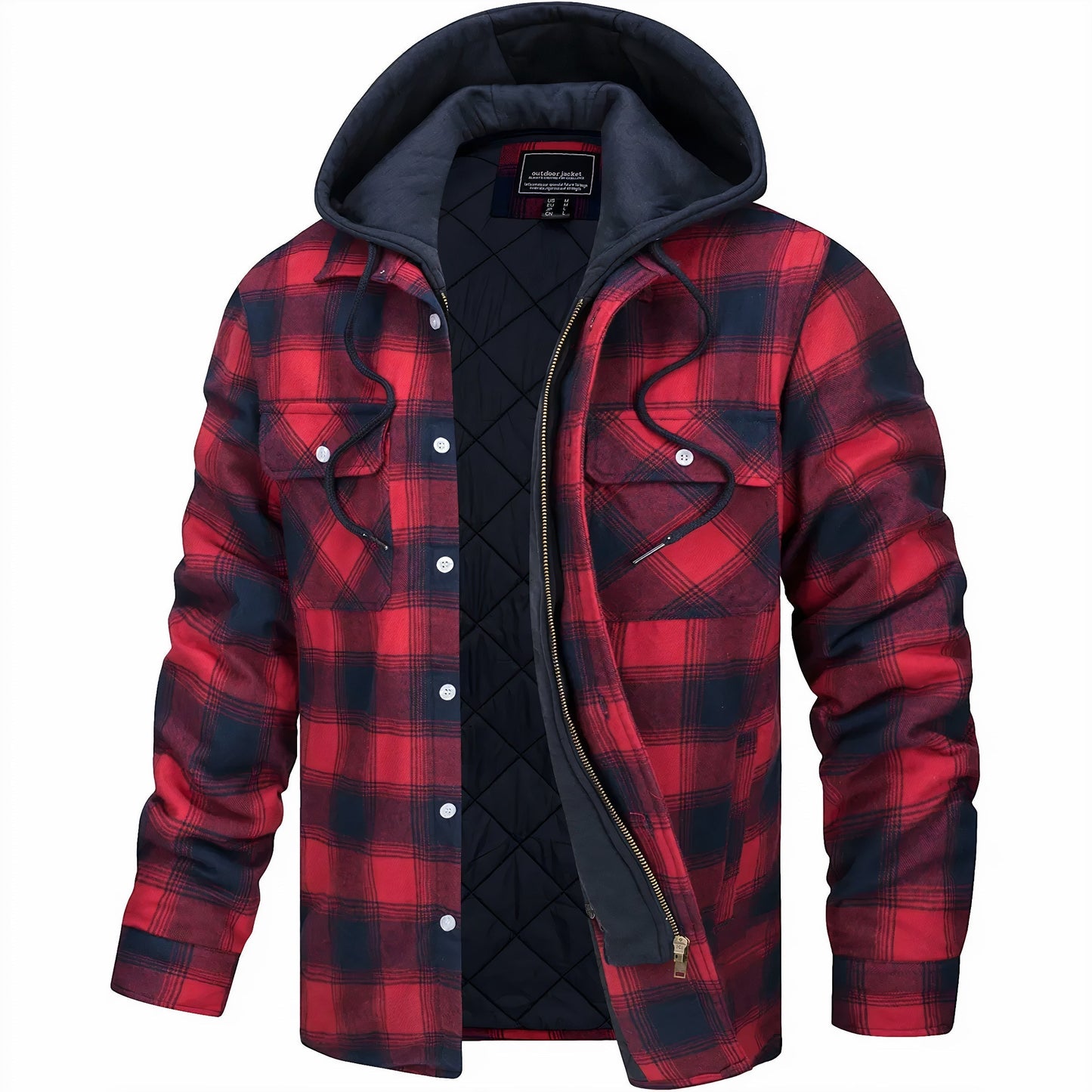 Explorer Flanell Winterjacke – Warm und Robust für Outdoor-Abenteuer
