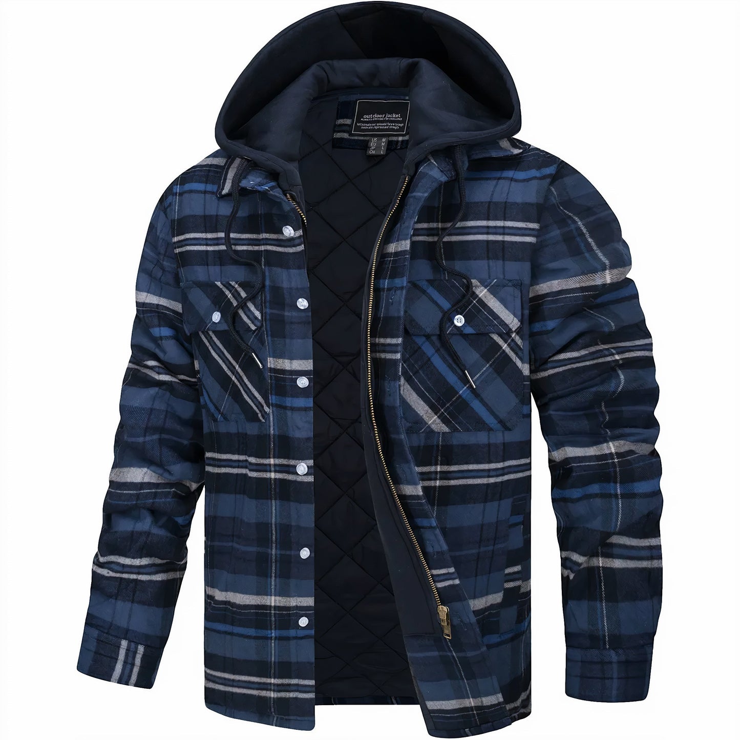 Explorer Flanell Winterjacke – Warm und Robust für Outdoor-Abenteuer