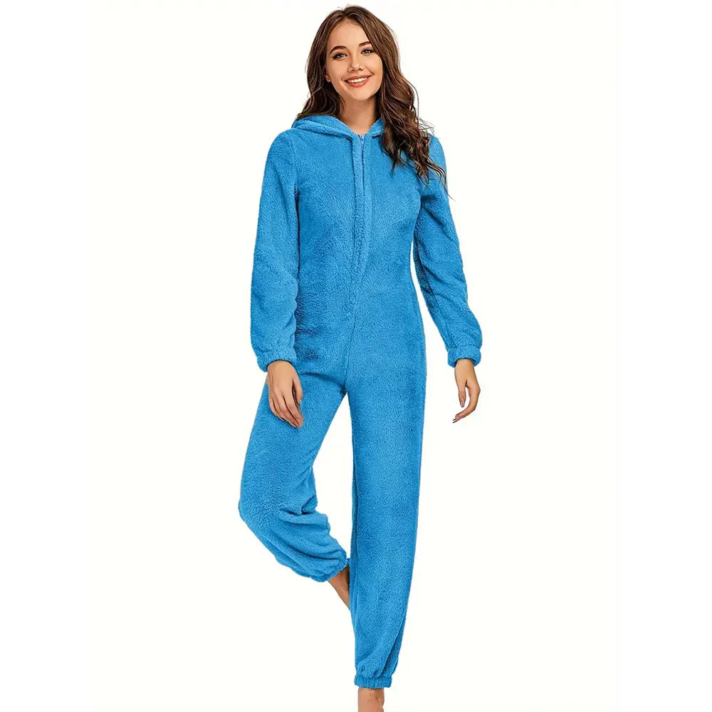Flauschiger Winter-Overall – Herrlich Warm & Gemütlich