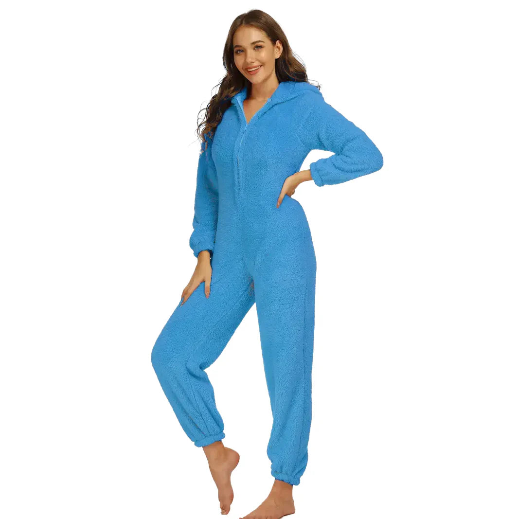 Flauschiger Winter-Overall – Herrlich Warm & Gemütlich