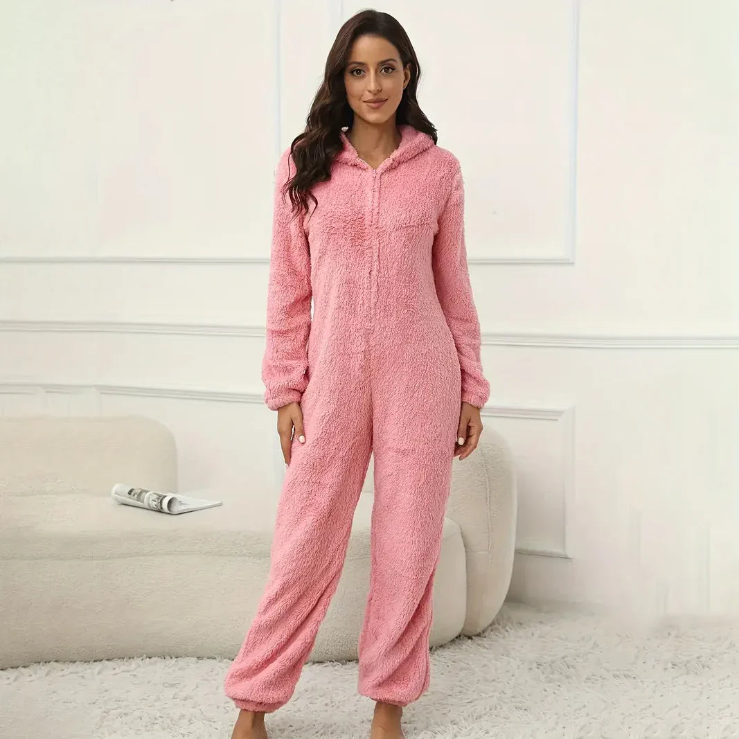 Flauschiger Winter-Overall – Herrlich Warm & Gemütlich
