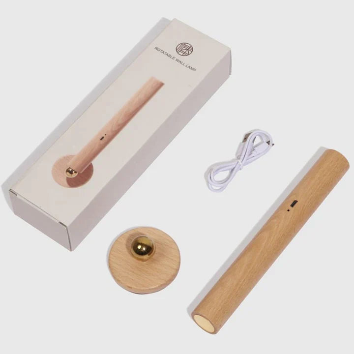 LumaWood Holz-Wandlampe – Für Stimmungsvolle und Flexible Beleuchtung