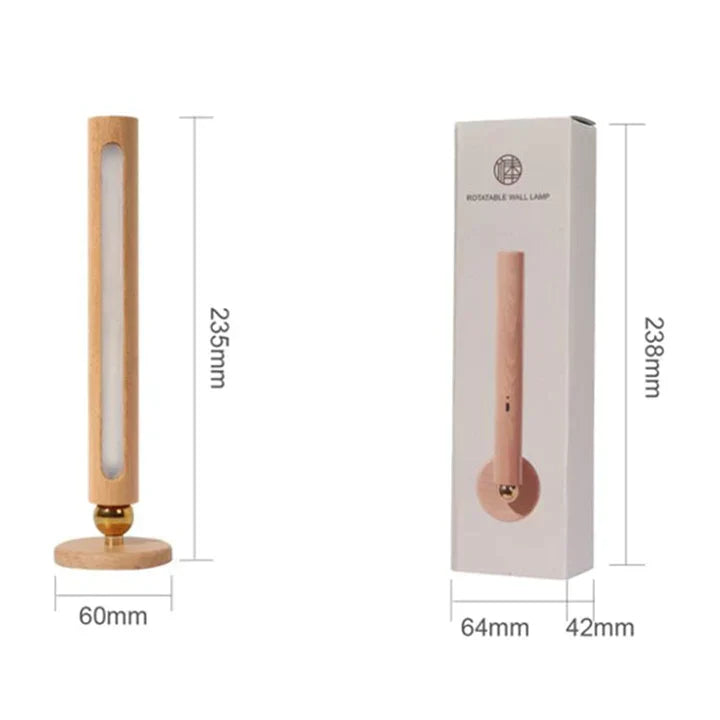 LumaWood Holz-Wandlampe – Für Stimmungsvolle und Flexible Beleuchtung