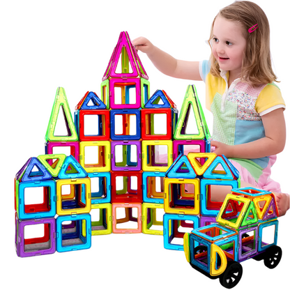Magnetische Bausteine für Kinder - Kreatives Bau-Set