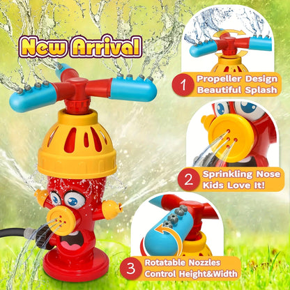 Verspielter Wassersprenger Feuerwehrhydrant – Spaß und Erfrischung für Kinder