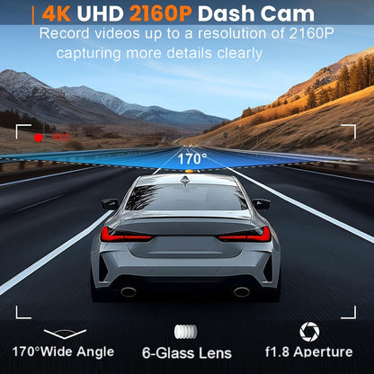 4K Ultra Dashcam – Schlanke Sicherheit und scharfe Bilder bei jeder Fahrt