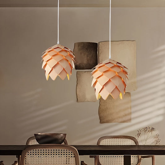 Märchenhafte Tannenzapfen-Lampe – Natürliche Atmosphäre im Haus
