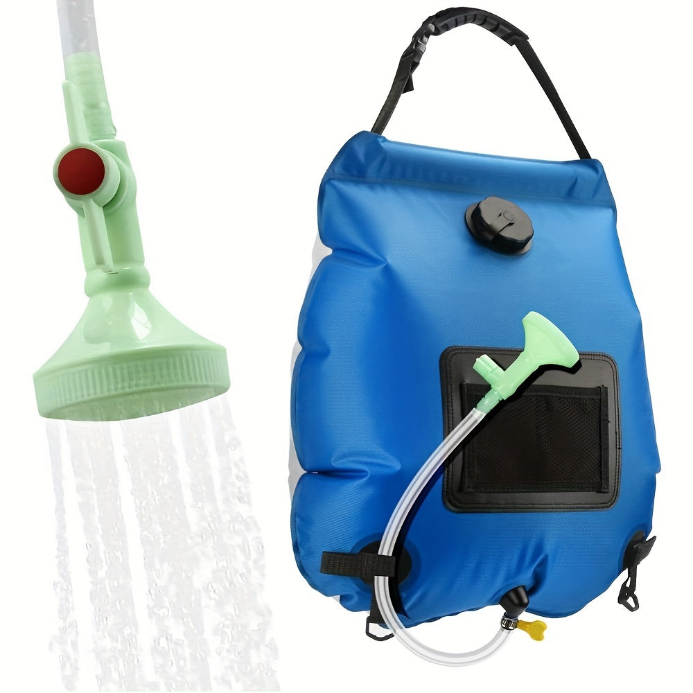 SunnyFlow Solar-Dusche Sack – Praktisch, Auslaufsicher und Mit Temperaturmesser
