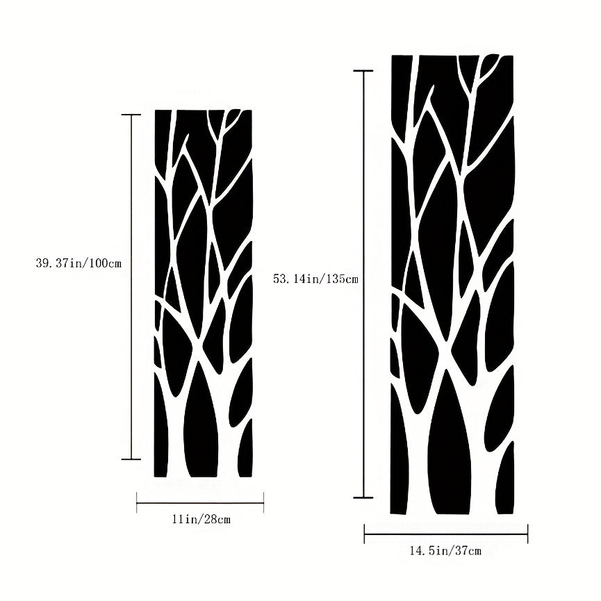 NatureLine 3D Acryl Wanddekoration – Einzigartiges Zweigdesign für Wohnzimmer und Flur