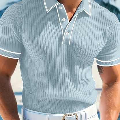 Herren Polo-Shirt mit kurzen Ärmeln – Bequem und stilvoll für den Sommer
