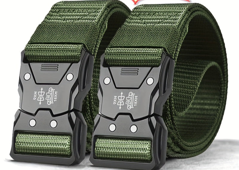 Unisex Taktischer Nylon Gürtel – Robust, Atmungsaktiv und Vielseitig