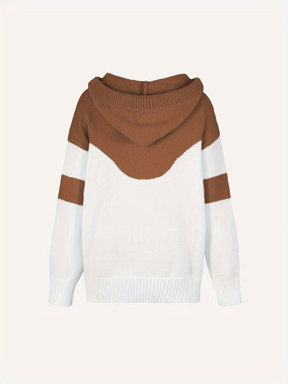 Lena Color Block Hoodie - Stylisch und Bequem für Damen