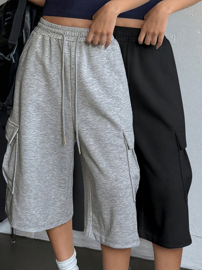 Urban Ease Damen Cargo Shorts Set – Komfort und Stil in Einem