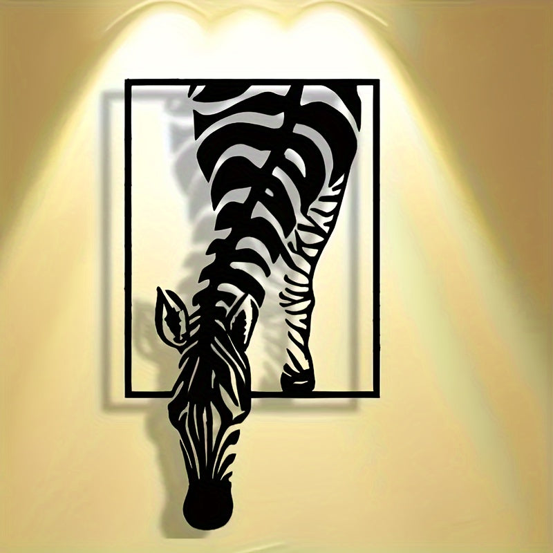Zebra Silhouetten Wanddekoration – Stylische Eleganz für deinen Raum