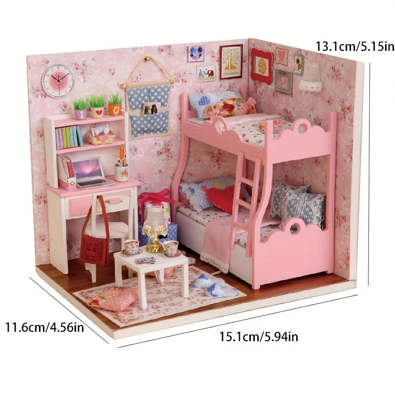 Verzaubertes Mädchenzimmer Puppenhaus – Niedliches und Detailliertes DIY Modell