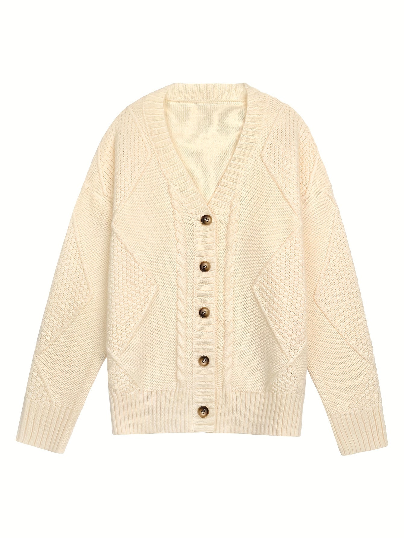 Mia Kabelstrick Cardigan - Bequem und Stylisch für Damen