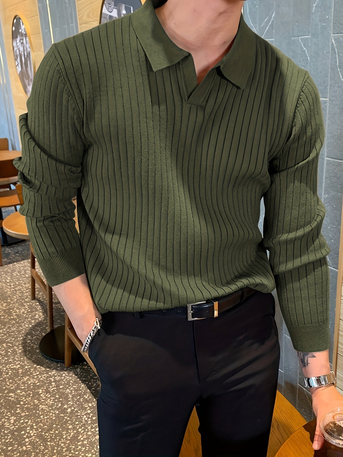 Ruben Ripp-Polo Pullover – Für stilvolle Herbst- und Wintertage