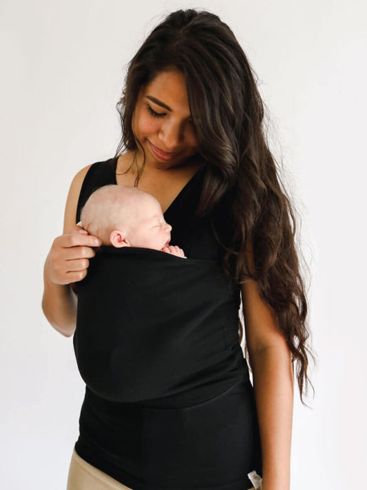 Bequeme Babytrage-T-Shirt – Hände-frei-Bindung für Eltern