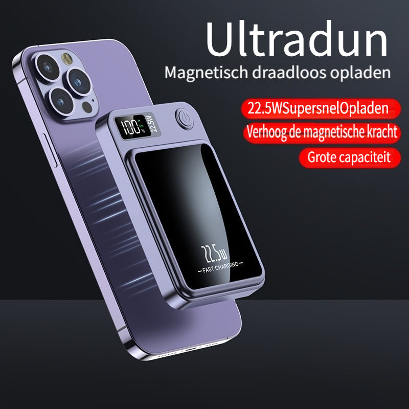 Magnetische Powerbank – Ultradünn mit Superschneller Drahtloser Ladetechnologie
