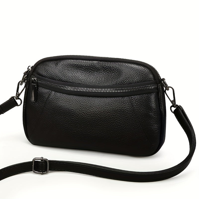 Klassisch Schicke Leder Crossbody – Zeitlos und Funktional