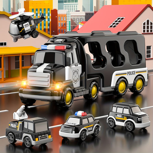 Polizei Spielset mit Lastwagen und Fahrzeugen – Für Spannung und Abenteuer
