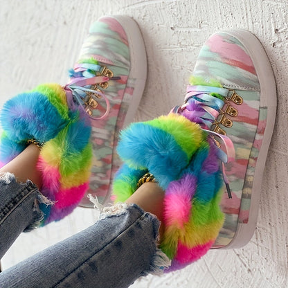 Ember Fluffy Boots – Für winterliche Wärme und Komfort
