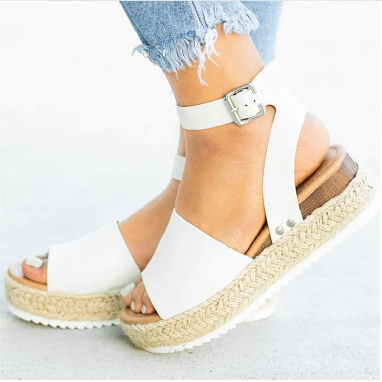 Damen Plattform Espadrille Sandalen – Stilvolles und bequemes Sommer-Schuhwerk