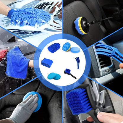 Multifunktionales Auto-Waschbürsten-Set – Komplett und Praktisch