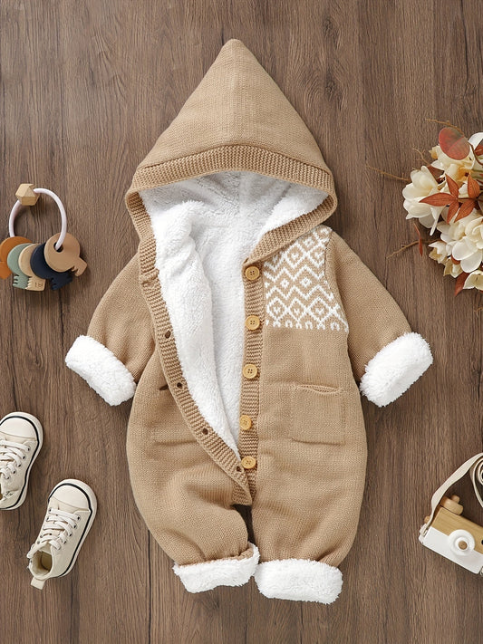Niedlicher Strick-Jumpsuit – Für Wärme und Komfort