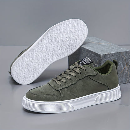 Herren Sneaker mit niedrigem Schaft – Bequem und langlebig mit weißer PVC-Sohle