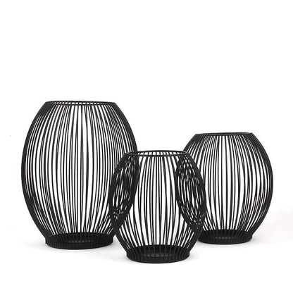 Lumière Draht-Kerzenhalter Set – Minimalistisches Design für stimmungsvolle Beleuchtung