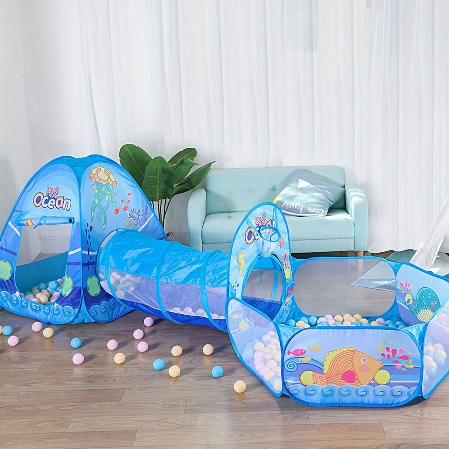 Verspieltes Kinderzelt mit Bällebad – Für tolle Abenteuer