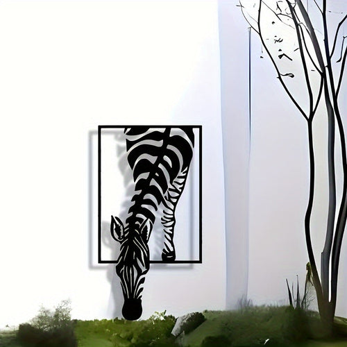 Zebra Silhouetten Wanddekoration – Stylische Eleganz für deinen Raum