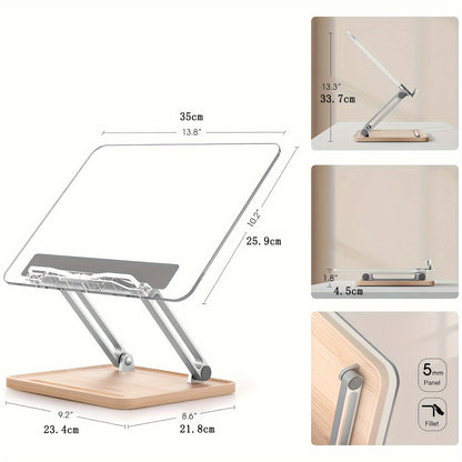 Ergonomischer Acryl-Leseständer – Verstellbar und Stilvoll