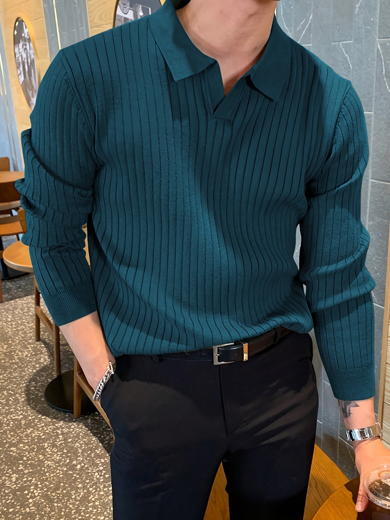 Ruben Ripp-Polo Pullover – Für stilvolle Herbst- und Wintertage