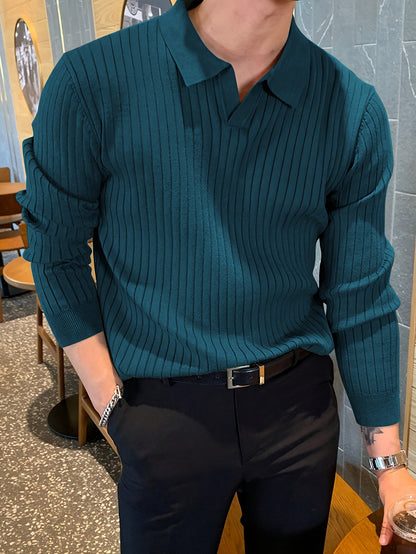 Ruben Ripp-Polo Pullover – Für stilvolle Herbst- und Wintertage