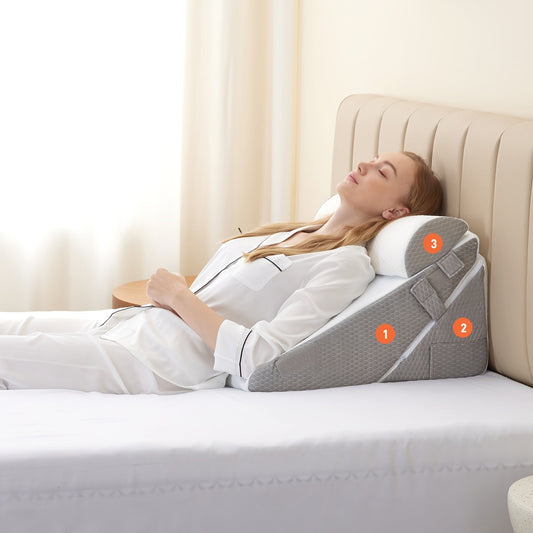 RelaxPlus Verstellbares Bett-Winkelkissen – Komfort und Unterstützung bei der Genesung