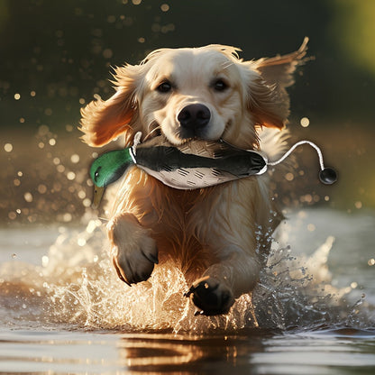 Mallard Retriever – Langlebiges Kunststoff-Enten-Bumper-Trainingsspielzeug