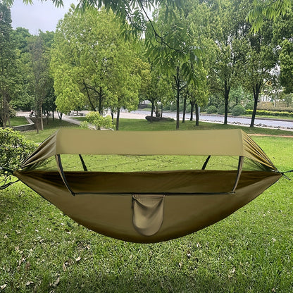 CampEase 3-in-1 Hängematte – Schutz und Komfort für Outdoor-Abenteuer